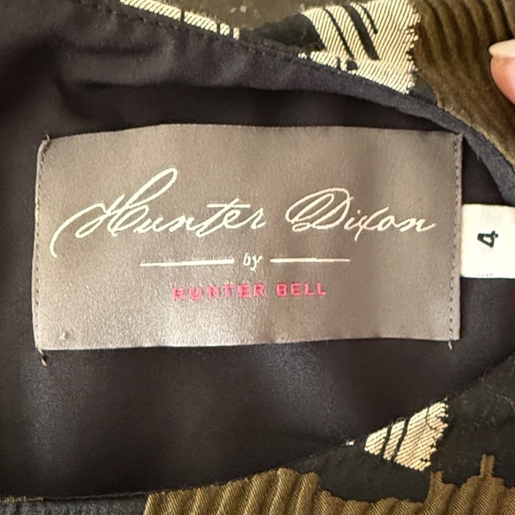 Anthropologie Hunter Dixon by Hunter Bell Adete Structured Jacquard Dress Size 4 - Picture 4 of 13